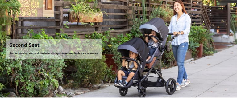 Baby Trend Morph Single to Double Modular Stroller, Dash Black