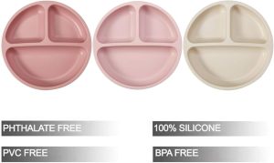✔ silicone divided plate